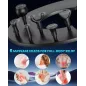 Pistolet de Massage Musculaire Profond Portable, 30 Vitesses, 6 Accessoires, Soulagement Douleur Dos et Cou