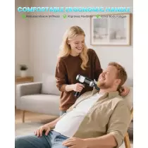 Deep Tissue Massage Gun | Portable Muscle Massager with 30 Speeds & 6 Attachments