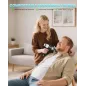 Pistolet de Massage Musculaire Profond Portable, 30 Vitesses, 6 Accessoires, Soulagement Douleur Dos et Cou