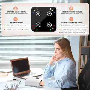 Appareil de Massage Mains Chauffant Sans Fil – Arthrite & Canal Carpien