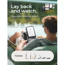 LISEN Foldable iPad Stand – Portable Tablet Holder for Desk & Bed