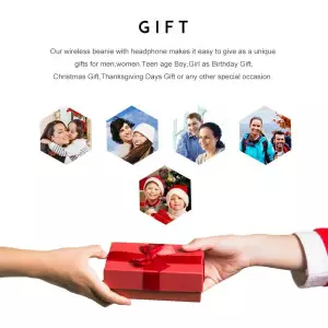 Bluetooth Beanie Hat with Headphones – Unique Tech Gift & Stocking Stuffer