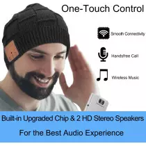 Bluetooth Beanie Hat with Headphones – Unique Tech Gift & Stocking Stuffer