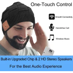 Bonnet Bluetooth Casque Audio - Idée Cadeau Originale