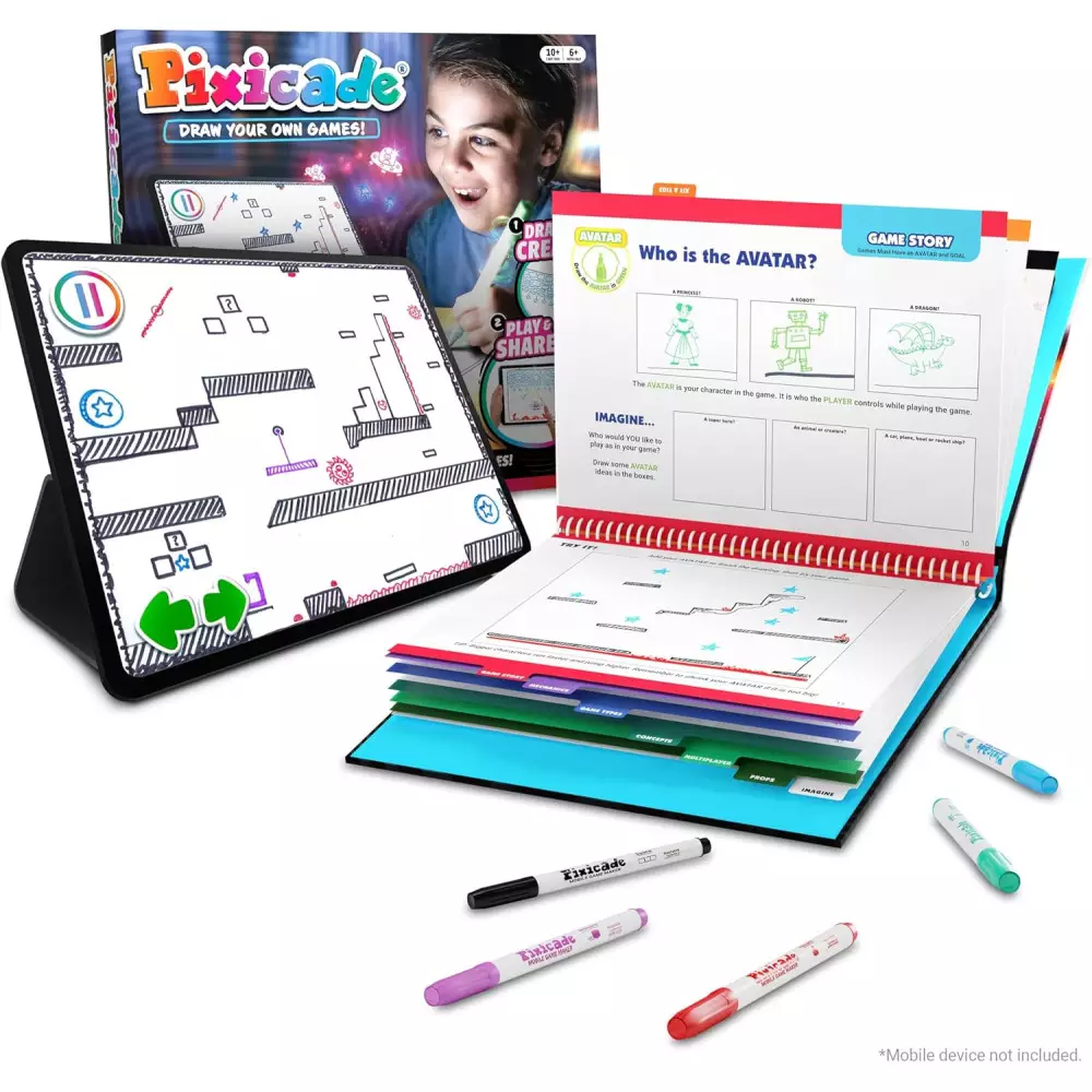 Pixicade by Abacus Brands: Turn Drawings into Playable Video Games!