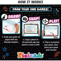 Pixicade by Abacus Brands: Turn Drawings into Playable Video Games!