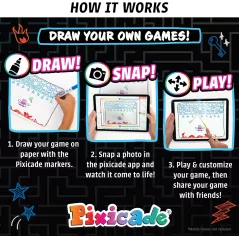 Transformez dessins en jeux vidéo jouables avec Pixicade