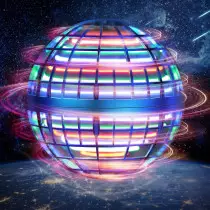 LEMATRIX Flying Orb Ball Toy - Cool Hover Boomerang Spinner for Kids