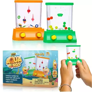 YoYa Toys Aqua Rings Water Game Set of 2 - Retro Ring Toss & Hoop Toy