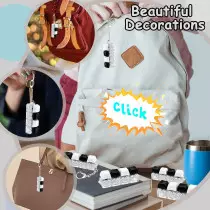 2 Jouets Fidget Clavier 4-en-1 Antistress Noir & Blanc