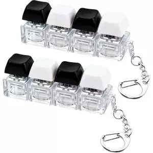 2 Pcs Keyboard Fidget Toy Set – Stress Relief Keychain Button Clicker