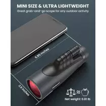 15X54 Monocular Telescope for Adults – Waterproof, BAK4 Prism & FMC Lens