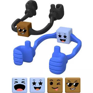 Stocking Stuffers: Dual-Sided Mood Cube Clip Phone Holder Gift Idea