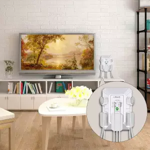 QINLIANF 5 Outlet Surge Protector with 4 USB Ports 1680J Power Strip