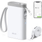 Nelko P21 Bluetooth Wireless Label Maker with Tape, Mini Printer for School, Office & Home, White
