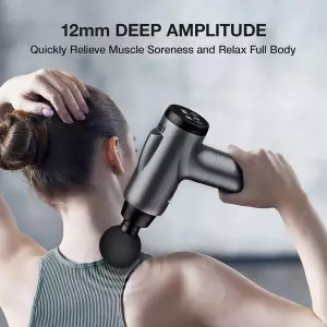 Massage Gun Deep Tissue Électrique - 9 Accessoires & 30 Vitesses