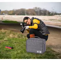 Portable Electronic Accessories Organizer - Water-Resistant Travel Tech Pouch