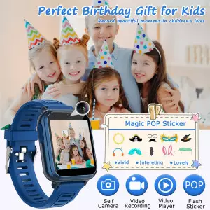 Kids Smart Game Watch with 39 Games, Camera, Music & Pedometer Gift