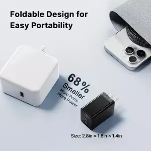 2 Pack 180W USB-C 4-Port GaN Fast Charger for MacBook, iPhone & Samsung