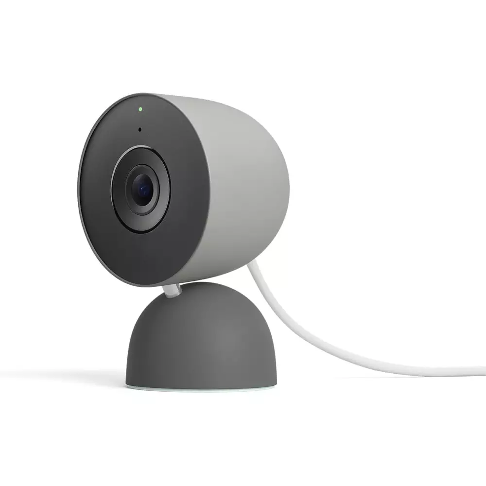 Google Nest Cam Indoor 3rd Gen (Wired) - 2K Video, Night Vision, 2025 Model
