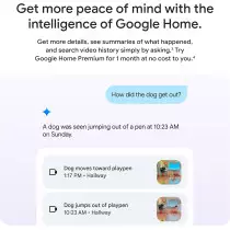 Google Nest Cam Indoor 3rd Gen (Wired) - 2K Video, Night Vision, 2025 Model