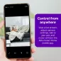 Caméra Intérieure Roku 2-Pack - Sécurité Maison Filaires, Vision Nuit 1080p, Détection Mouvement, WiFi 6, Alexa & Google