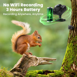 2K Wireless Hidden Nanny Cam with Free Cloud & SD Storage - 2025 Upgrade