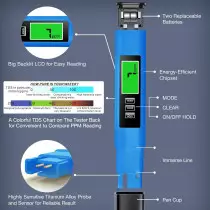 2025 4-in-1 Digital TDS Meter - Accurate Water Tester for TDS, EC & Temp