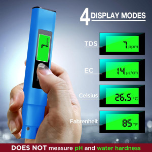 2025 4-in-1 Digital TDS Meter - Accurate Water Tester for TDS, EC & Temp