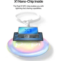 Popl Keychain Digital Business Card – Instant NFC & QR Contact Sharing