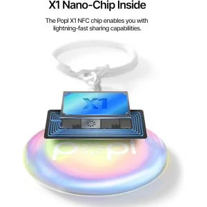 Popl Keychain Digital Business Card – Instant NFC & QR Contact Sharing