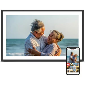 15.6 Frameo Digital Photo Frame WiFi 32GB HD Touch Screen for Gifts