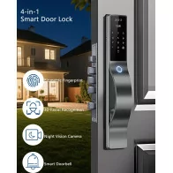 3D Face Recognition Smart Door Lock with Camera, WiFi & Tuya App Control