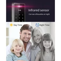 3D Face Recognition Smart Door Lock with Camera, WiFi & Tuya App Control