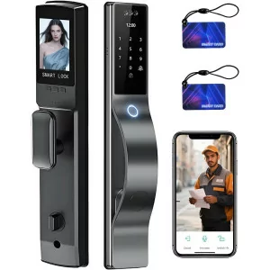 3D Face Recognition Smart Door Lock with Camera, WiFi & Tuya App Control