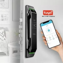 3D Face Recognition Smart Door Lock with HD Camera & 7-in-1 Keyless Entry