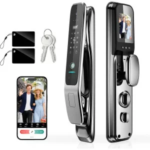 3D Face Recognition Smart Door Lock with Fingerprint, Video, Wi-Fi & App
