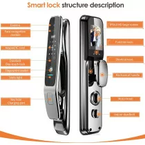 3D Face Recognition Smart Door Lock with Fingerprint, Video, Wi-Fi & App