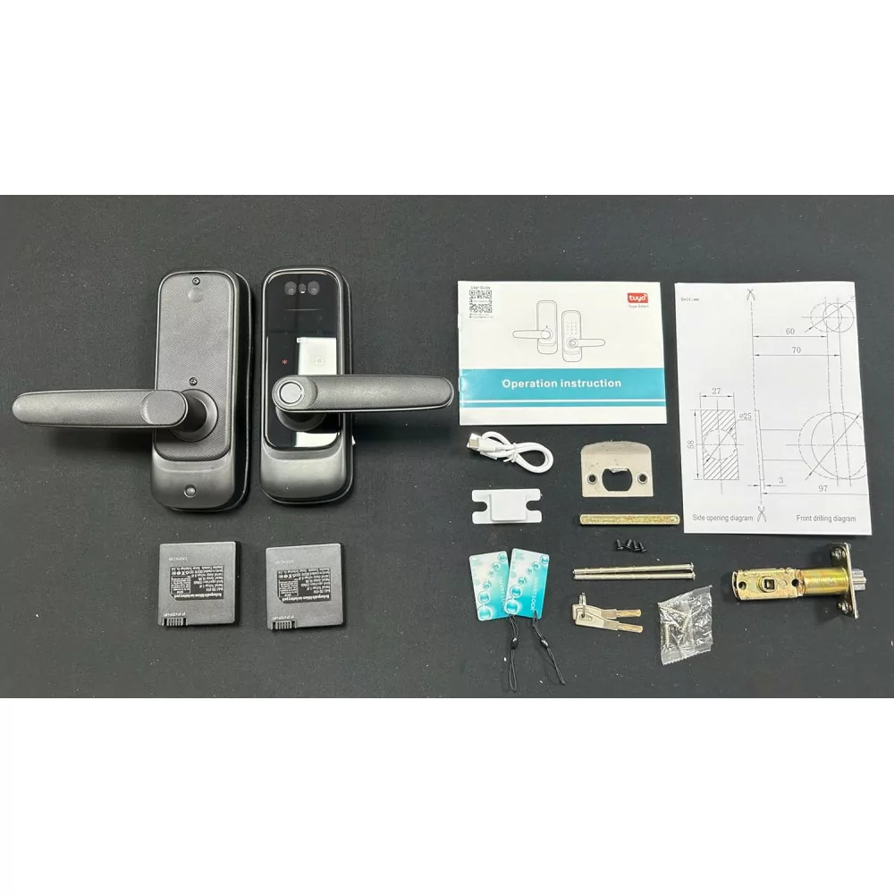 3D Face Recognition Smart Door Lock with HD Camera & Video Doorbell