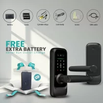 3D Face Recognition Smart Door Lock with HD Camera & Video Doorbell