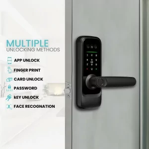 3D Face Recognition Smart Door Lock with HD Camera & Video Doorbell