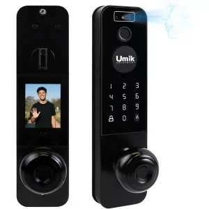3D Face Recognition Smart Door Lock with Camera & Remote App Control
