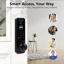 3D Face Recognition Smart Door Lock with Camera & Remote App Control