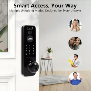 3D Face Recognition Smart Door Lock with Camera & Remote App Control