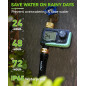 RAINPOINT Programmable Sprinkler Timer with Brass Swivel, Rain Delay & Manual Watering, 1 Outlet