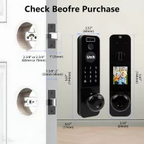 3D Face Recognition Smart Door Lock with Camera & Remote App Control