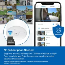 Tapo SolarCam C402 Kit - Wireless 1080P Outdoor Battery Camera with Solar Panel