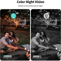 Wireless 2K Outdoor & Indoor Security Cameras, AI Motion, Color Night Vision, 2-Pack