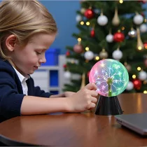 Lightahead 6 Plasma Ball Lamp – Touch & Sound Sensitive Neon Globe