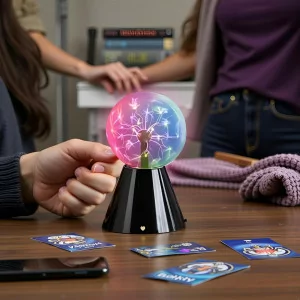 Lightahead 6 Plasma Ball Lamp – Touch & Sound Sensitive Neon Globe